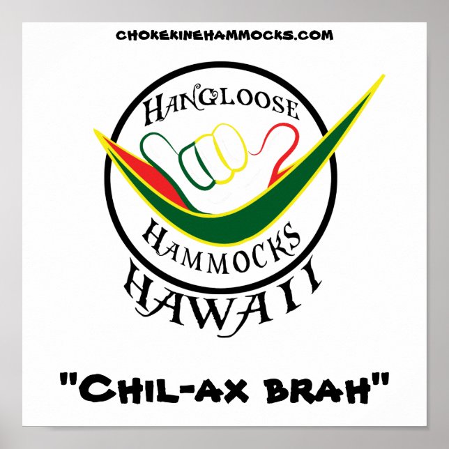 Hanglose Rasta, "Chil-ax brach", Poster (Vorne)