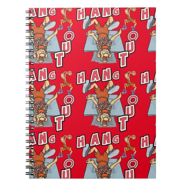 Hangout Basketball Notizblock (Vorderseite)