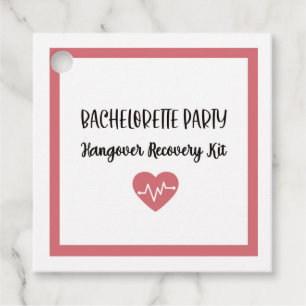 Hangover Erholung Kit Gevor Tag Geschenkanhänger