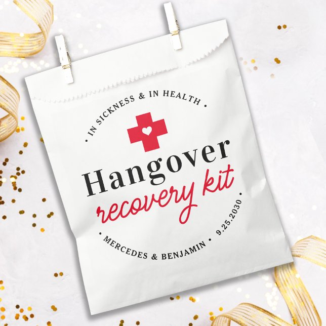 Hangover Erholung Kit Personalisiert Wedding Geschenktütchen (Von Creator hochgeladen)
