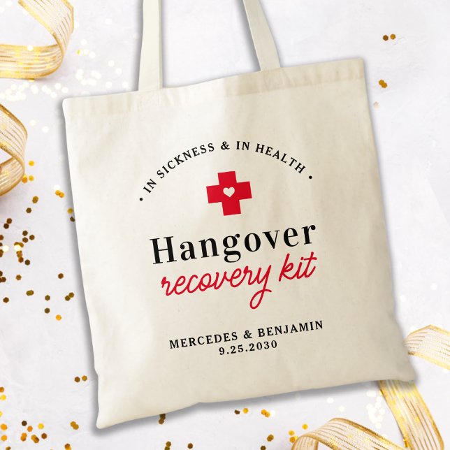 Hangover Erholung Kit Personalisiert Wedding Tragetasche (Von Creator hochgeladen)