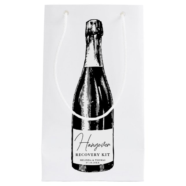 Hangover Erholung Kit Wedding Guest Kleine Geschenktüte (Vorderseite)