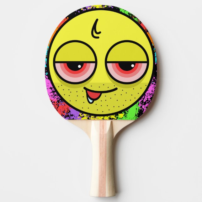 Hangover Face Tischtennis Schläger (Vorderseite)