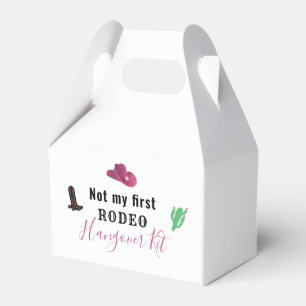 Hangover Kit Austin Texas Cowgirl Bachelorette Geschenkschachtel