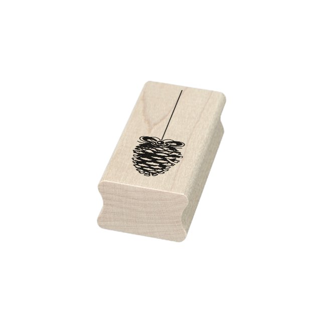 Hangpine Cone Weihnachtskautschuk Art Briefmarke Gummistempel (Stempel)