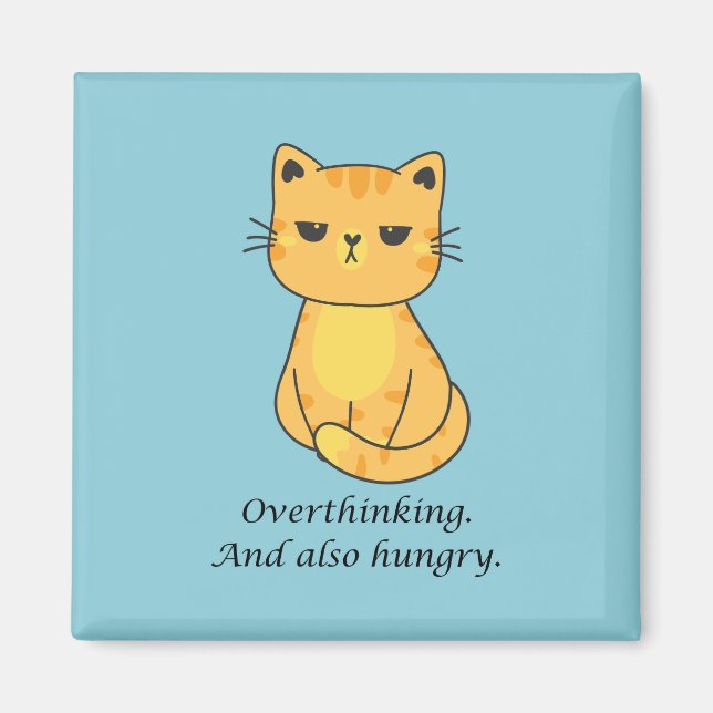 Hangry Cat Magnet (Vorne)