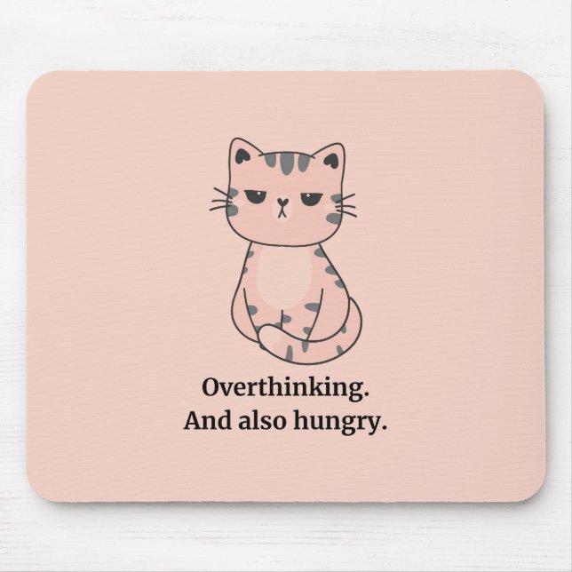 Hangry Cat Mousepad (Vorne)