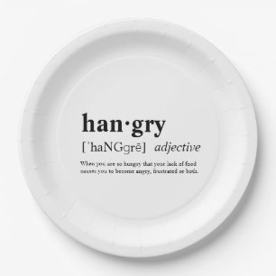 Hangry Pappteller