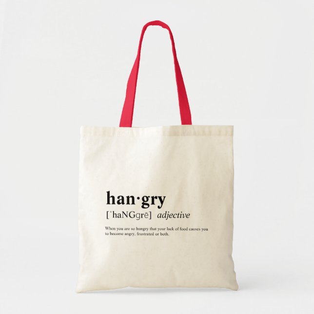 Hangry Tragetasche (Vorne)