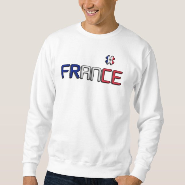 Hangtag Men's French Football Weltmeisterschaft Sweatshirt (Vorderseite)