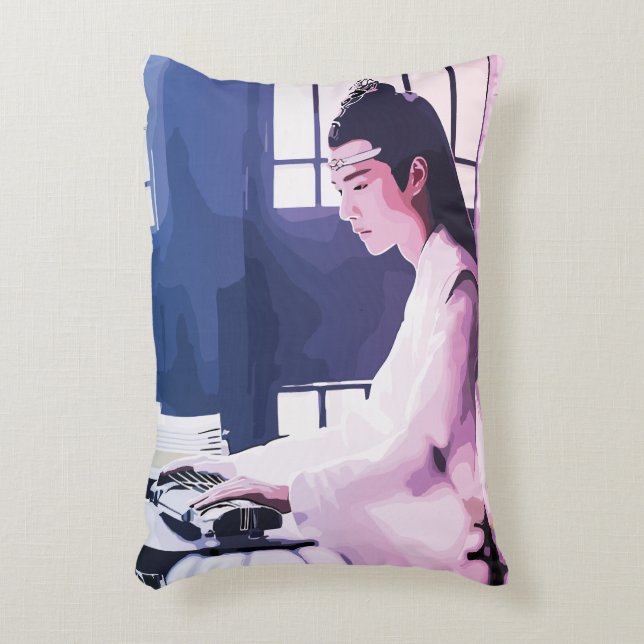 Hanguang Jun Lan Wangji Die unzähligen MDZS Dekokissen (Vorderseite(Vertikal))