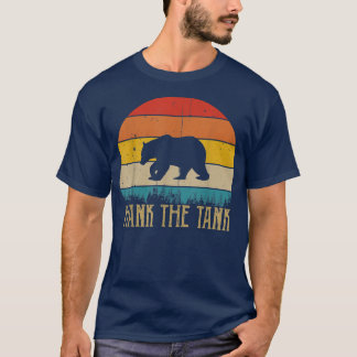Hank den Vintagen Panzerbär beängstigend Rett Hank T-Shirt