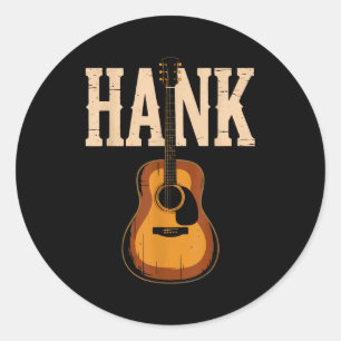 Hank Folk Style Line Dance Western Country-Musik Runder Aufkleber