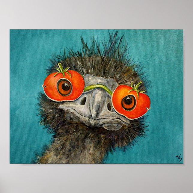 Hank the Emu poster (Vorne)