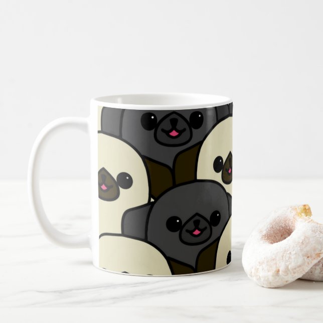 Hank- u. Polly-Tasse Kaffeetasse (Mit Donut)