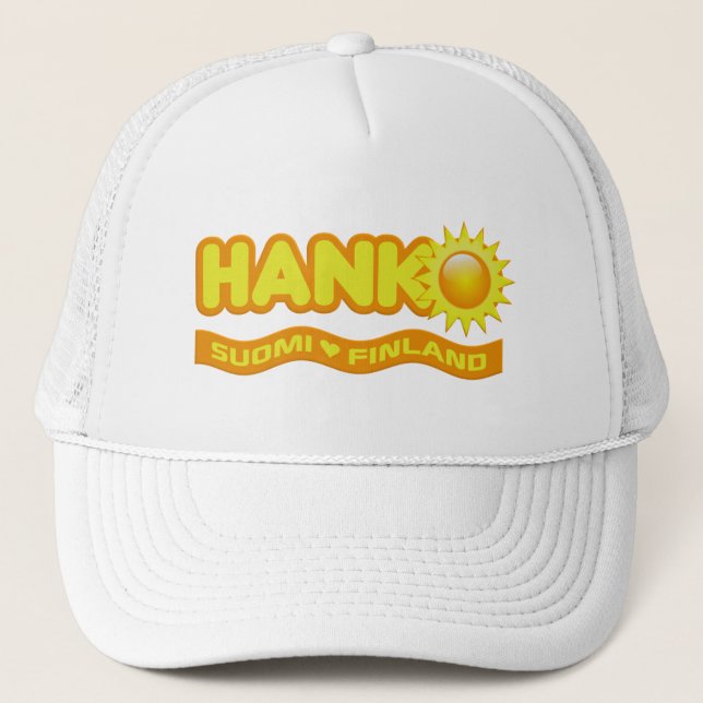 Hanko hat - Farbe wählen Truckerkappe (Vorderseite)
