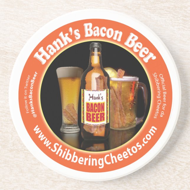 Hanks Speck-Bier-Untersetzer Untersetzer (Vorne)