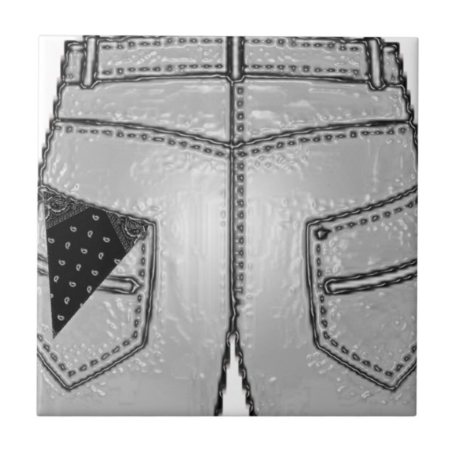 Hanky Code Black Verlassen Fliese (Vorderseite)