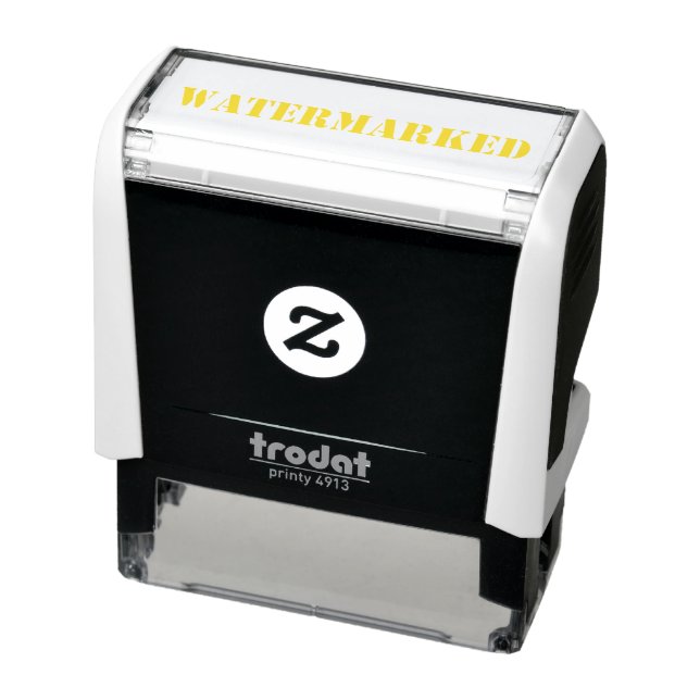 Hanky Code Self-Inking Briefmarke - Gelb Permastempel (Produkt)