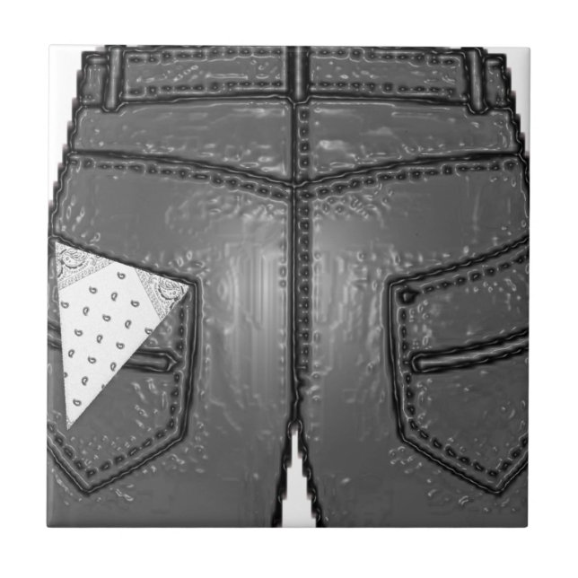 Hanky Code White Links Fliese (Vorderseite)