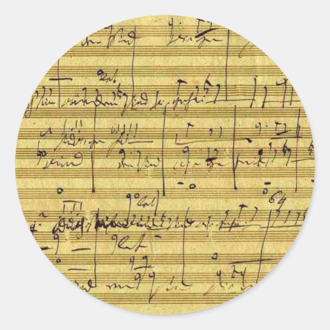 Hänls Messias Runder Aufkleber (Vorderseite)