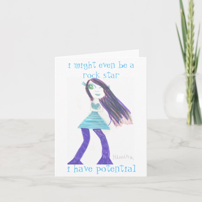 Hannah Anmerkungs-Karte Karte (Vorderseite)