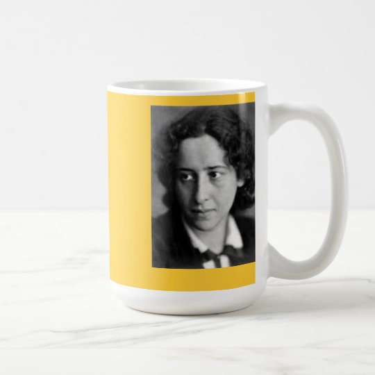 Hannah Arendt Zitat Kaffeetasse Zazzlech