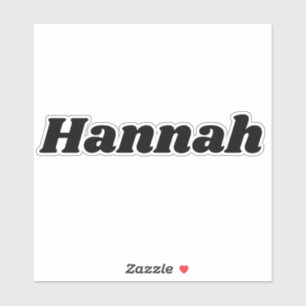 Hannah Aufkleber
