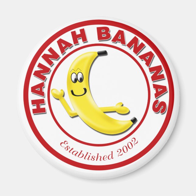 Hannah Bananas Magnet (Vorne)