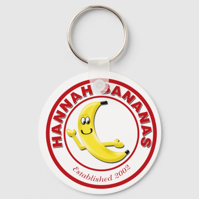Hannah Bananas Schlüsselanhänger (Vorderseite)