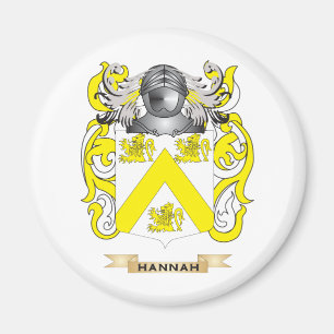 Hannah Coat of Arms (Familienwappen) Magnet
