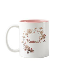 Hannah Floral Tasse