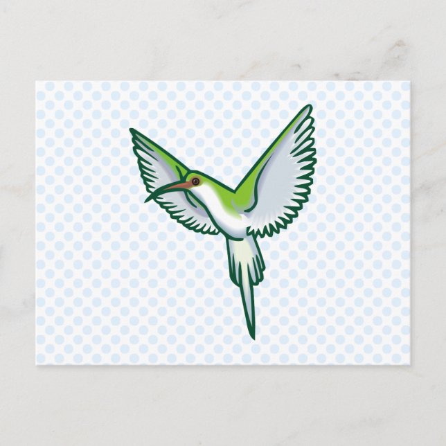 Hannah Hummingbird Postkarte (Vorderseite)