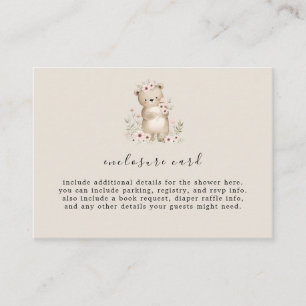 HANNAH Wald-Baby-Party Einladungskarte