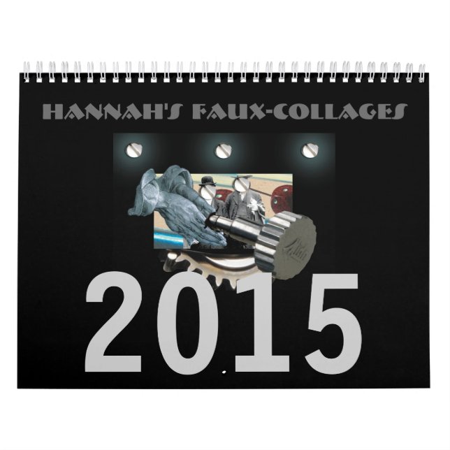 HannaH's Imitate-Collages, 2015 Kalender (Titelbild)