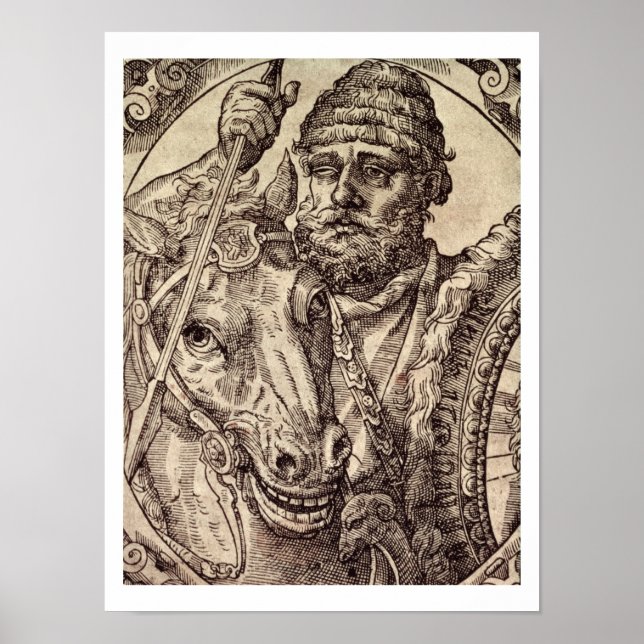 Hannibal (247-c.183 BC) (engraving) Poster (Vorne)