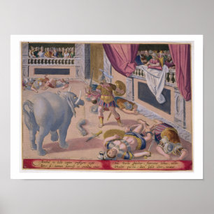 Hannibal (247-c.183 BC) macht besiegte Römer Figh Poster