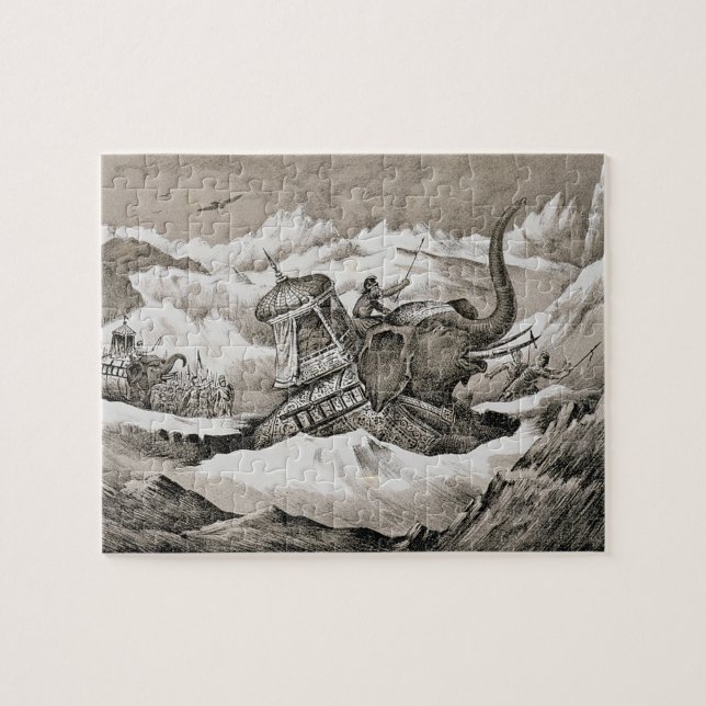 Hannibal (247-c.183 BC) und seine (Horizontal)