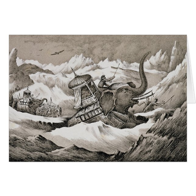 Hannibal (247-c.183 BC) und seine (Vorderseite (Horizontal))