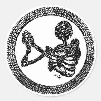 Hannibal Church Floor Skeleton Sticker