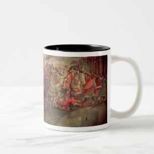 Hannibal, welches die Alpen überquert Zweifarbige Tasse