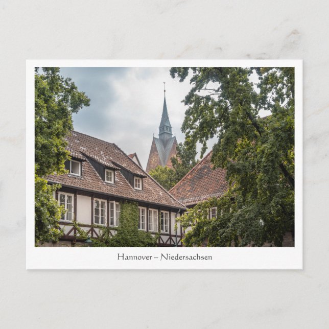 Hannover Deutschland Postkarte (Vorderseite)