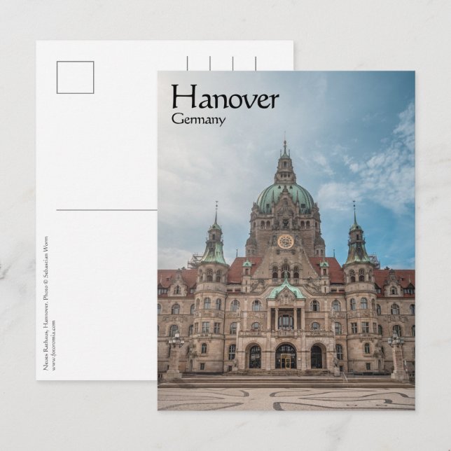 Hannover Deutschland Postkarte (Vorne/Hinten)