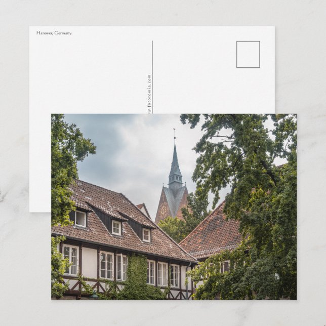 Hannover Deutschland Postkarte (Vorne/Hinten)