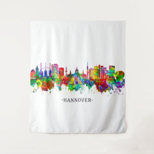 Hannover Deutschland Skyline Wandteppich