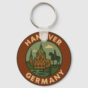 Hannover Deutschland Stadt Kunst Schlüsselanhänger