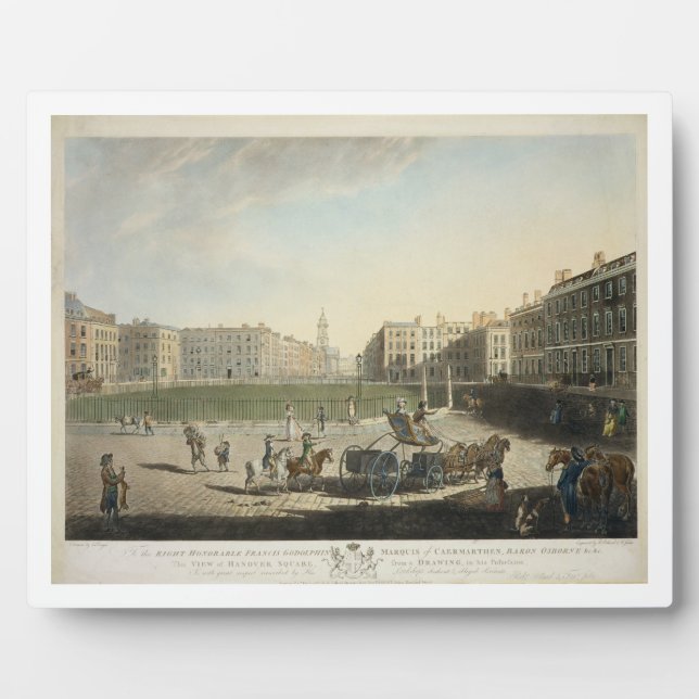 Hannover Platz, graviert von Robert Pollard (1755- Fotoplatte (Vorderseite)