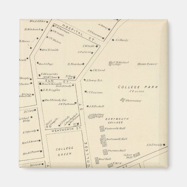 Hannover PO Magnet (Vorne)