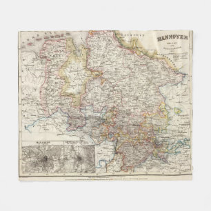Hannover-Region von Deutschland Fleecedecke