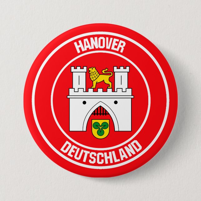 Hannover RundEmblem Button (Vorderseite)